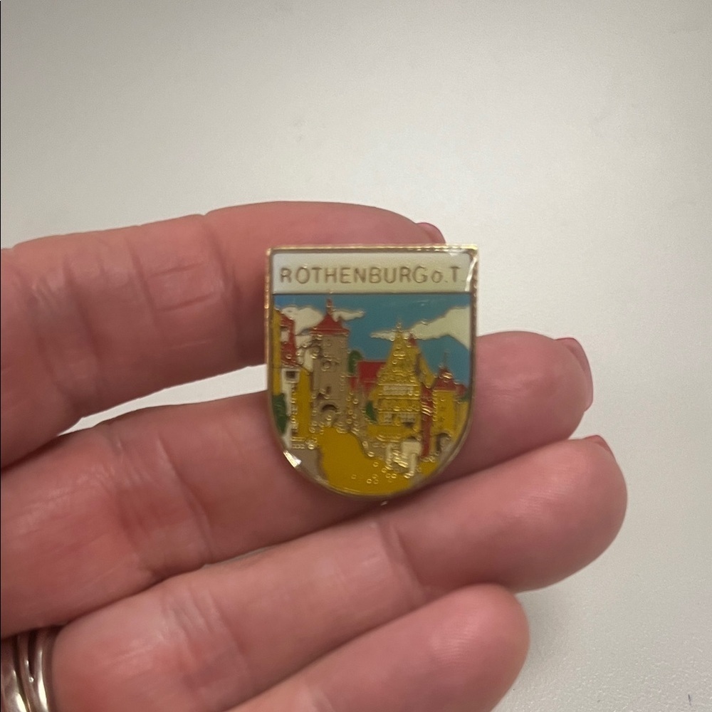 Rothenburg O.T. Enamel Travel Pin
